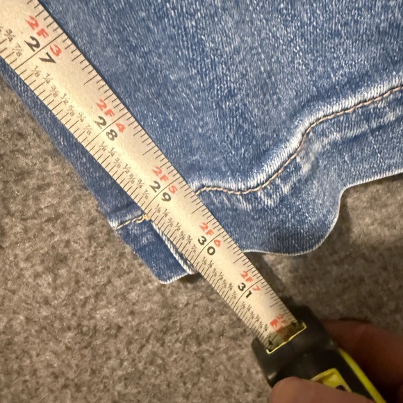 American Eagle Jeans Womens 4 (fit 26x30) blue Super High Rise Flare stretch - Picture 8 of 13